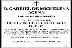 Gabriel de Michelena Aceña